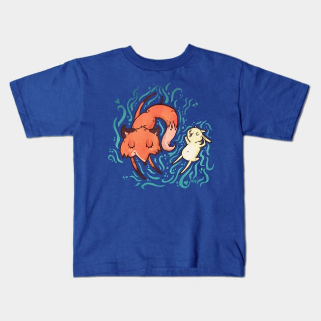 Go with the flow Kids T-Shirt by Unihorse